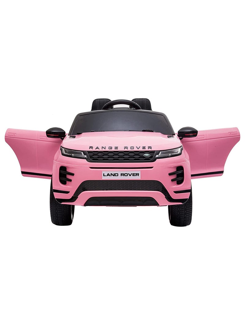 Range Rover Range Rover Kids Battery Operated Powered Riding Ride on Car LB 199EL M4 12V Ride on Cars with Remote Control Electric Ride on Car Toy for Boys & Girls with LED Lights Music Player Pink - Image 3