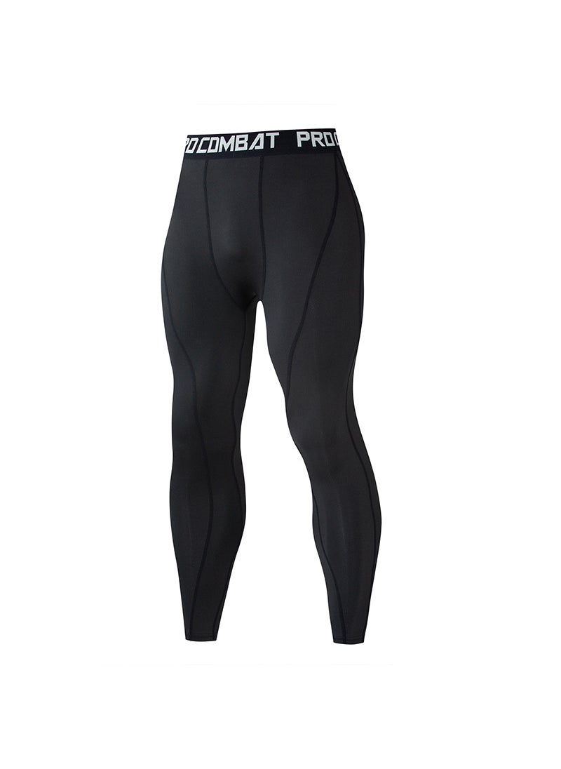 Generic - Mens Colorful High-Elastic Fitness Running Tights White Trousers - Image 1