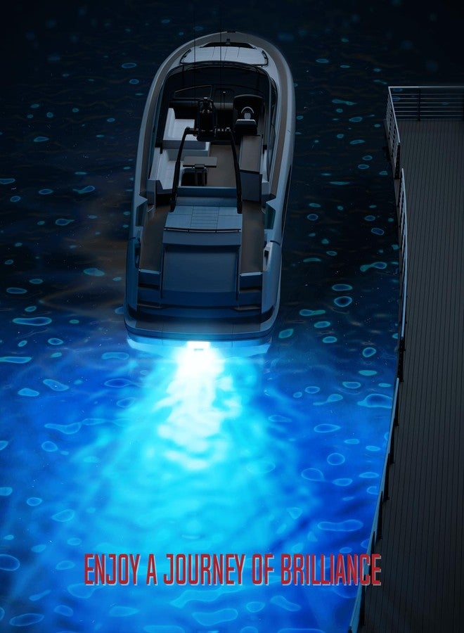 Tendelux Drain Plug Light, Super Bright 36 LEDs Underwater Boat Light, Replaces Standard 1/2" NPT Drain Plug and Adds Lighting for Cruising, Fishing & Fun (Blue) - Image 5
