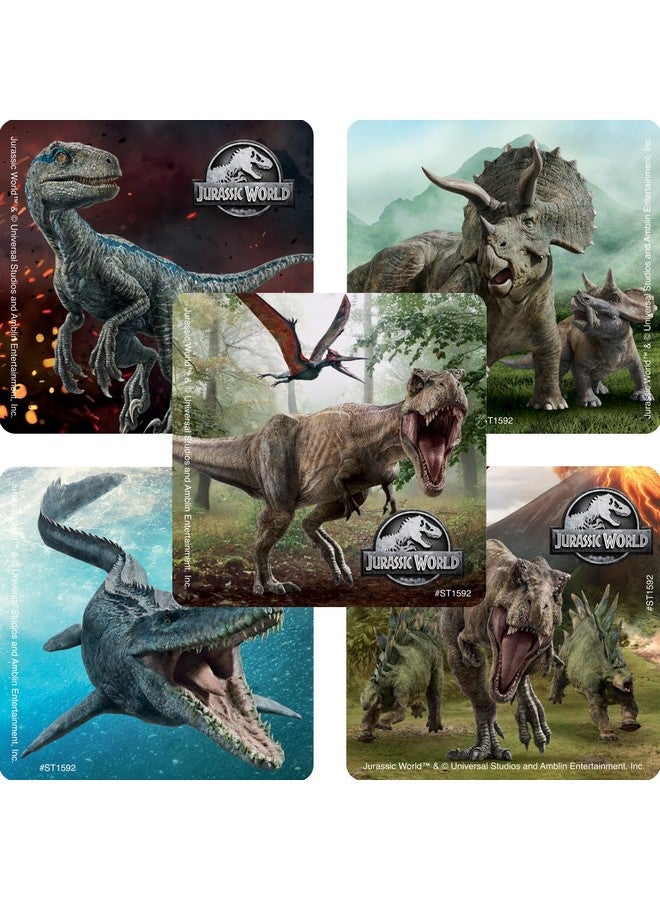 SmileMakers Jurassic World Stickers - Prizes and Giveaways - 100 per Pack