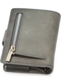 Abess Card Holder Wallet , Luxury Leather (Crazy) Mechanism Card Holder Wallet  - Image 3