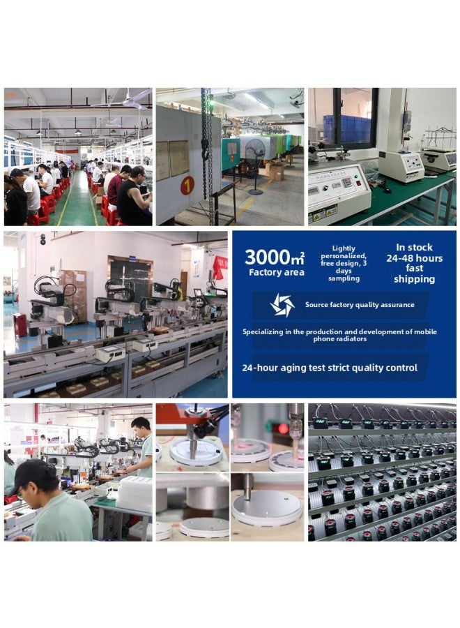 SL16 Semiconductor Mobile Phone Radiator Icing Refrigeration Back Clip Mobile Phone Cooling Artifact Game E-sports Live Universal-Color:Sl-17 Regular Model 【without Digital Display】 Black - Image 3