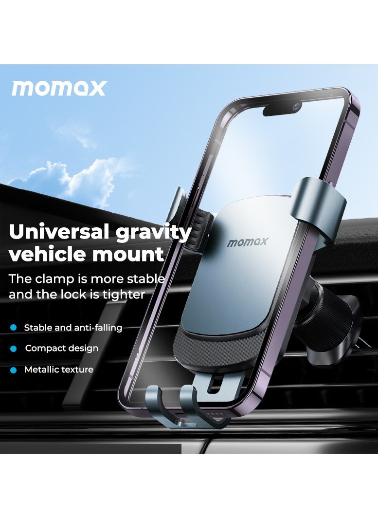 Momax - Momax MoVe Universal Easy Car Mount Automatic Gravity Lock - Grey - Image 1