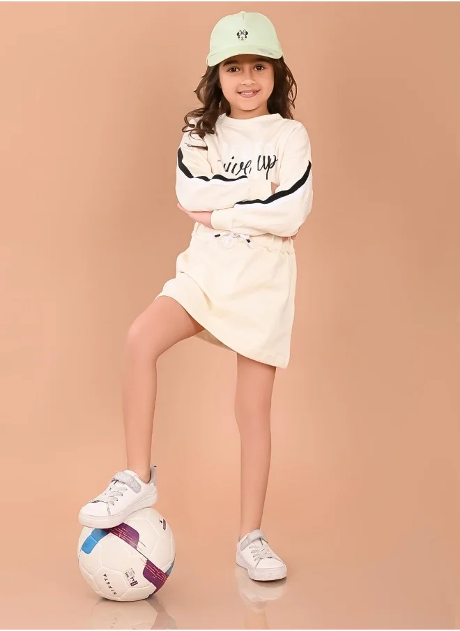 ليلك Girls Knee Length Dress