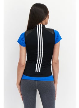 Adidas Women Sportswear Fit Sleeveless Cycling Vest, Black  - Image 3