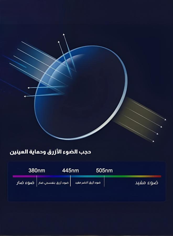 نظارات قراءة ذكية مضادة للضوء الأزرق بتقنية التكبير - Image 5