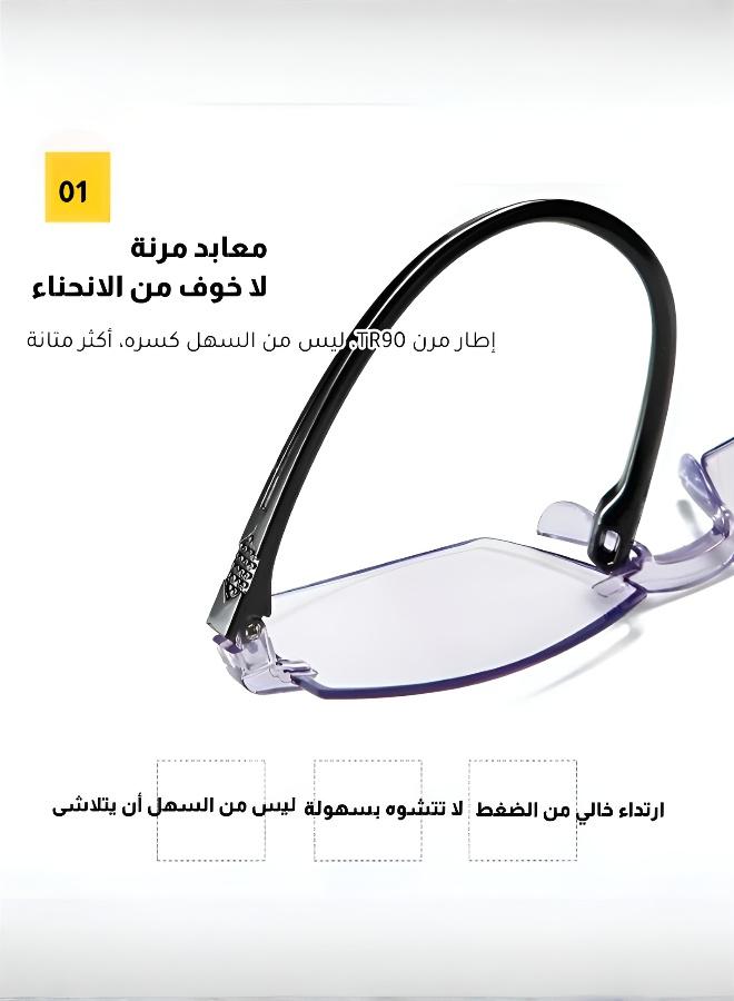 نظارات قراءة ذكية مضادة للضوء الأزرق بتقنية التكبير - Image 3