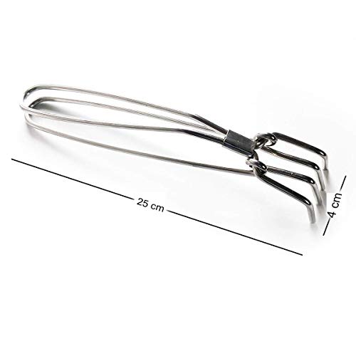 faas Stainless Steel Pakkad Wire Tong Hot Utensils Holder or Gripper (Pack of 1) - Image 4