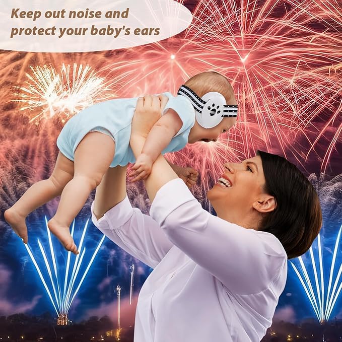 Laudexua Baby Ear Protection, Noise Cancelling Headphones for Babies and Toddlers Up to 36 Months (Black.) - Image 4