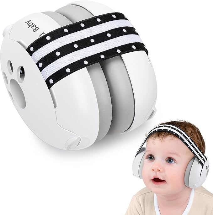 Laudexua Baby Ear Protection, Noise Cancelling Headphones for Babies and Toddlers Up to 36 Months (Black.) - Image 1