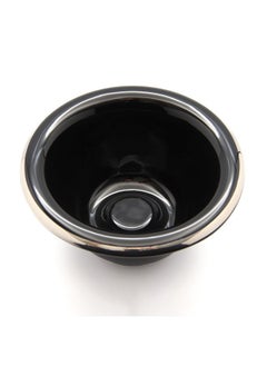 Edwin Jagger Edwin Jagger RN116 Porcelain Shaving Bowl for Men for Shaving Soap or Shaving Cream (Black)  - Image 3