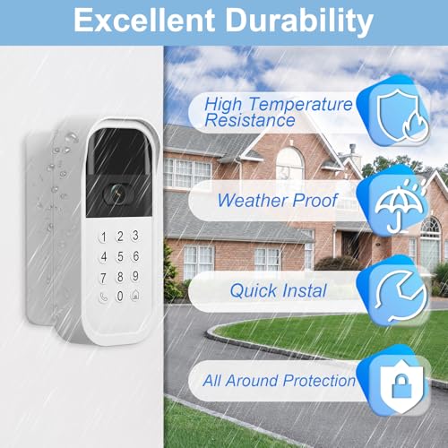 Pyfhy Swivel Mount for myQ Smart Garage Video Keypad, Angled Adjustable 40 to 140 Degrees Corner Mounting for myQ Garage Door Opener Easy to Install Reduce Blind Spot (Video Keypad is NOT Included) - Image 5