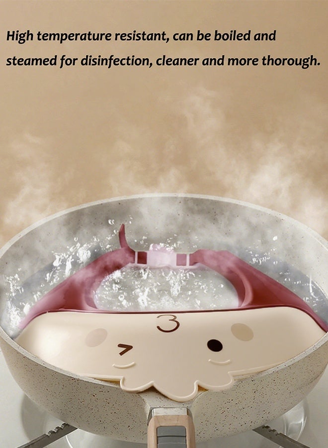 Aissiora Baby Bath Protective Soft Cap Baby shower caps Baby ear protection shampoo cap Children's shower caps with ear protection The girth is adjustable - Image 5