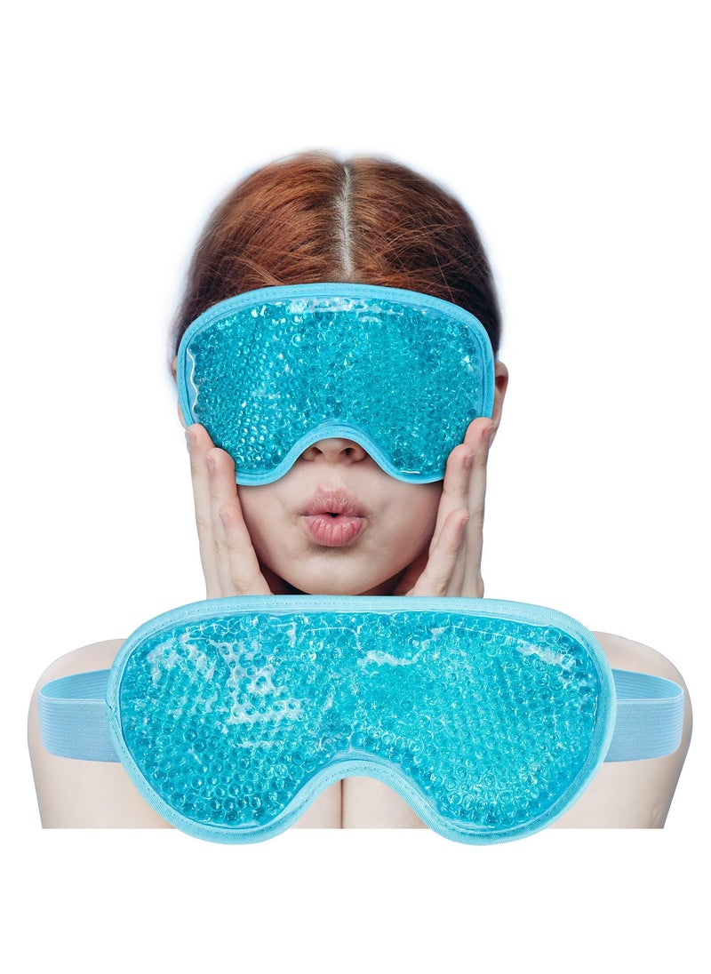 Cooling Eye Mask with Gel Bead, Reusable Cold Compress Ice Pack Sleeping Eye Cooling Pads for After Eyelid Surgery, Puffiness, Puffy Eyes, Headache, Migraine Relief(Blue) - pzsku/Z5E17108FADA32A149FB2Z/45/_/1733809615/a78372ec-1c5f-4c24-b052-f4a64c613836