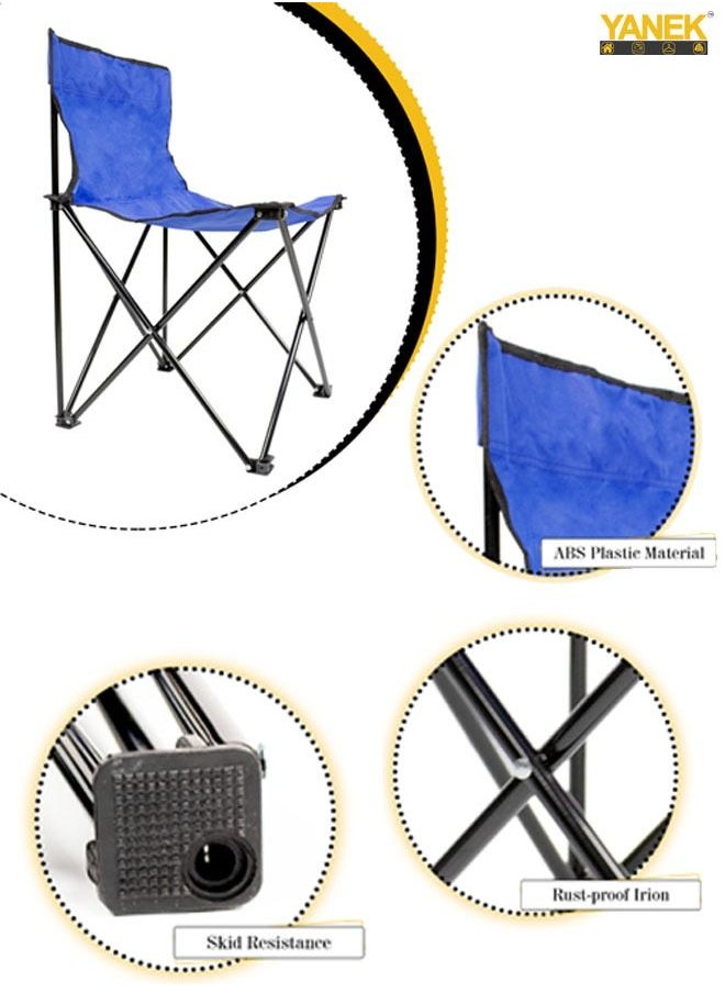 YANEK Foldable Camping and Beach Chair, 41 x 43 x 69 cm  - Image 3