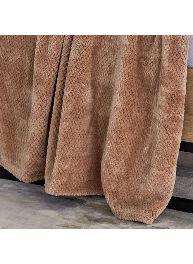 Home Box Lux Popcorn Twin Flannel Blanket 220 x 150 cm - Image 5