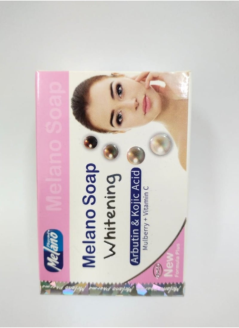 MELANO Whitening Soap With Arbutin And Kojic Acid Mulberry Vitamin C  - Image 1