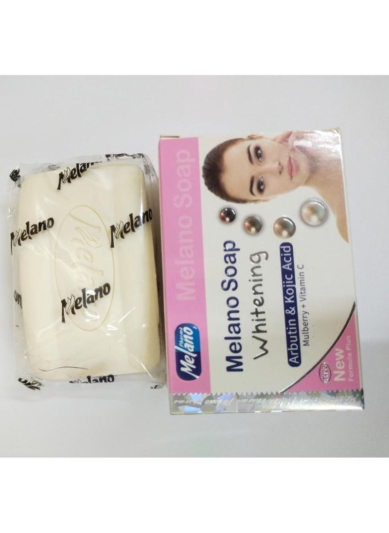 MELANO Whitening Soap With Arbutin And Kojic Acid Mulberry Vitamin C  - Image 3