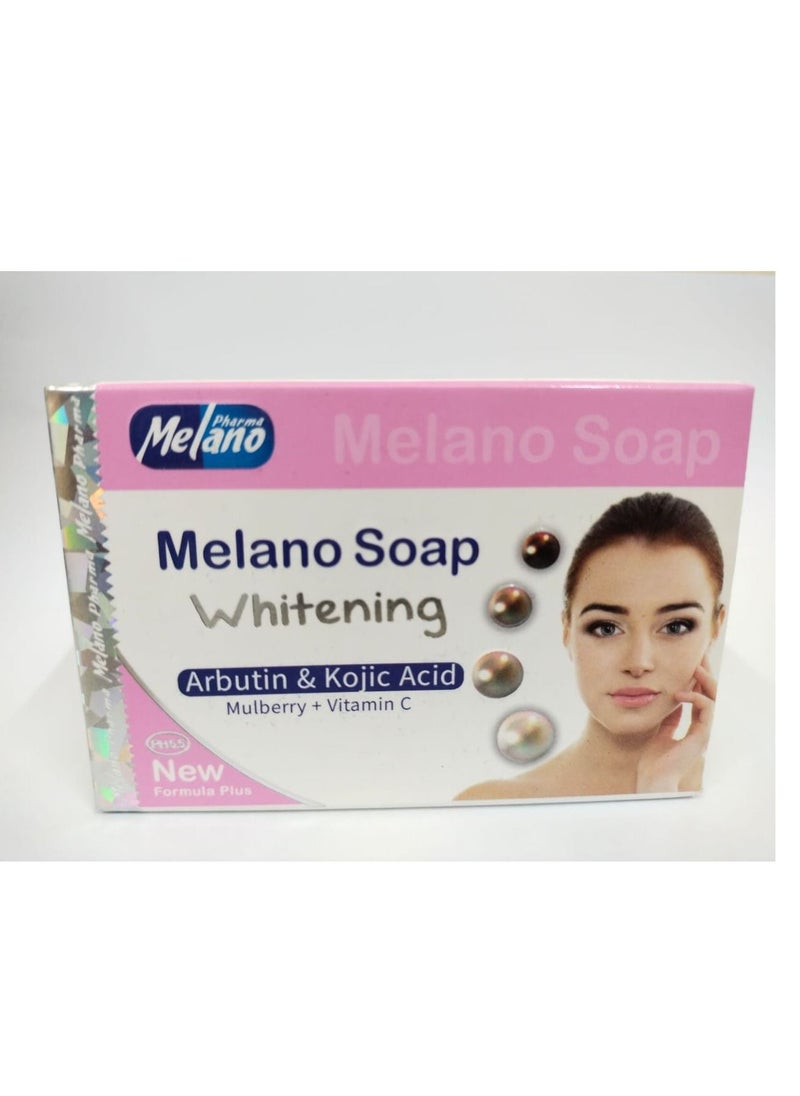 MELANO Whitening Soap With Arbutin And Kojic Acid Mulberry Vitamin C  - Image 2