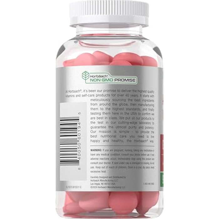 Horbäach Vegan Apple Cider Vinegar Gummies | 90 Count | ACV Supplement | Apple Flavor | Non-GMO, Gluten Free Gummies for Adults - Image 3