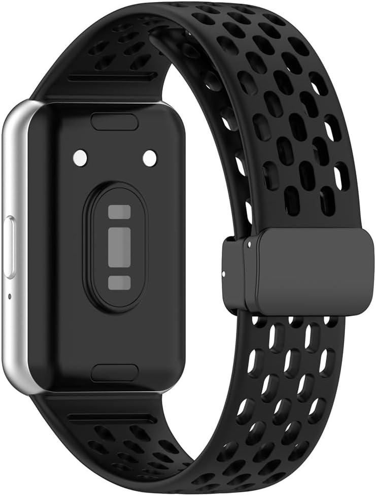 Sport Bands for Samsung, Adjustable Breathable Silicone Strap for Samsung Galaxy Fit 3 SM-R390, Replacement Watch Straps, Compatible for Women and Men, 3PCS - Image 4