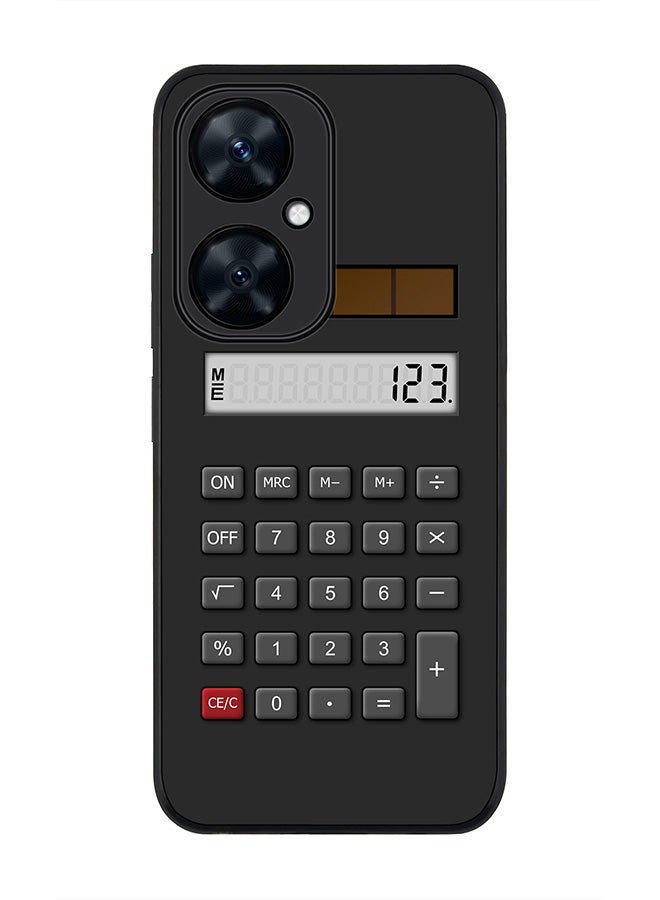 Stylizedd Rugged Black Edge case for Huawei nova 11i , Slim fit Soft Case Flexible Rubber Edges Anti Drop TPU Gel Thin Cover - Calc (Black) - Image 1