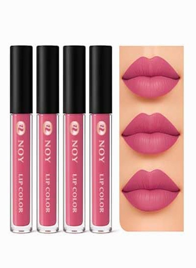NOY Peach Liquid Lipstick Set Ultra Matte Comfortable High Colour Finish Matte Lipstick - Image 1