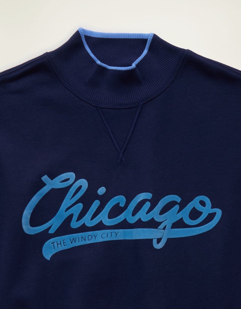 American Eagle AE Everyday Luxe Mock Neck Sweatshirt - Image 5