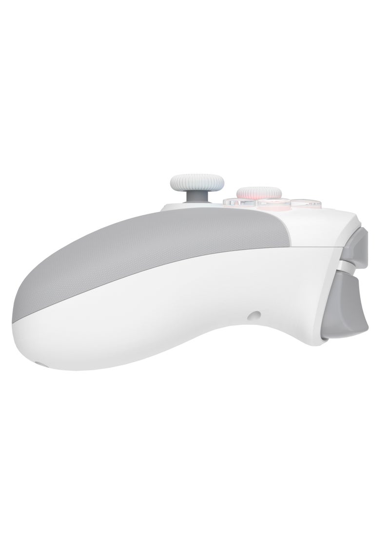 Bloody - 2.4G Wireless/Wired RGB Gaming Controller GPW70, Immersive 3-Level Vibrations, Rechargeable with USB Type-C, Dual Mode Connection, Support Mouse Function in Android, White - Image 1