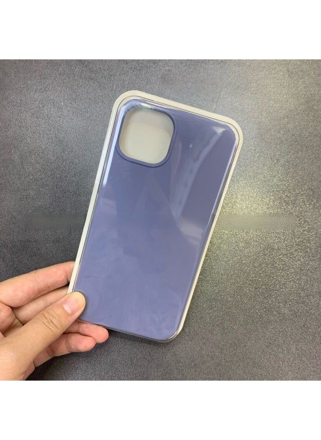 Generic For Iphone16 Liquid Silicone Phone Case For Iphone 16Pro Max/16Pro Full Covering Drop-Resistant Protective Case-Color:Grass Ash [with Logo]]-Applicable Model:For Iphone16 [sealed Packaging]  - Image 1