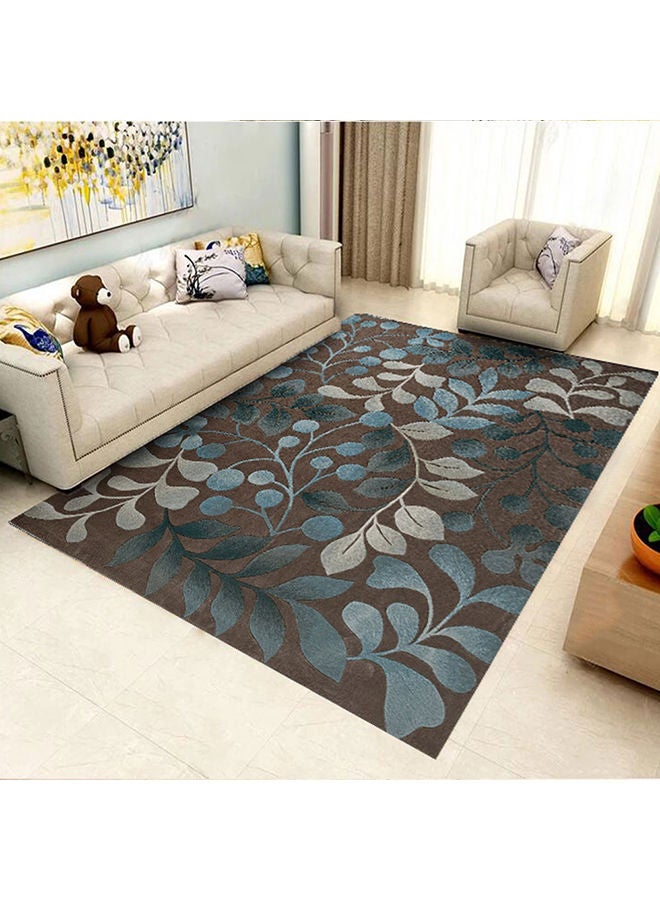Y&D Luxurious Modern Floral Pattern Rectangular Anti-Slip Living Room Carpet Multicolour 140x200cm - Image 1