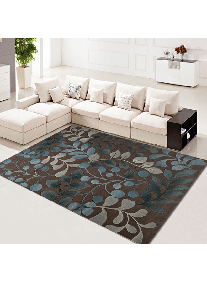 Y&D Luxurious Modern Floral Pattern Rectangular Anti-Slip Living Room Carpet Multicolour 140x200cm - Image 5