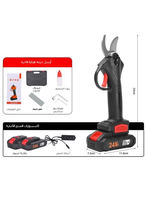 مقصات تقليم الأشجار المثمرة المنزلية المحمولة العاملة بالليثيوم أيون