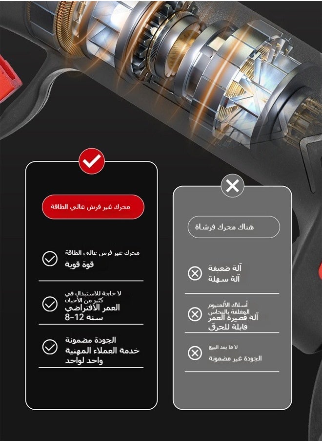 ماركة غير محددة - مقصات تقليم الأشجار المثمرة المنزلية المحمولة العاملة بالليثيوم أيون - Image 1