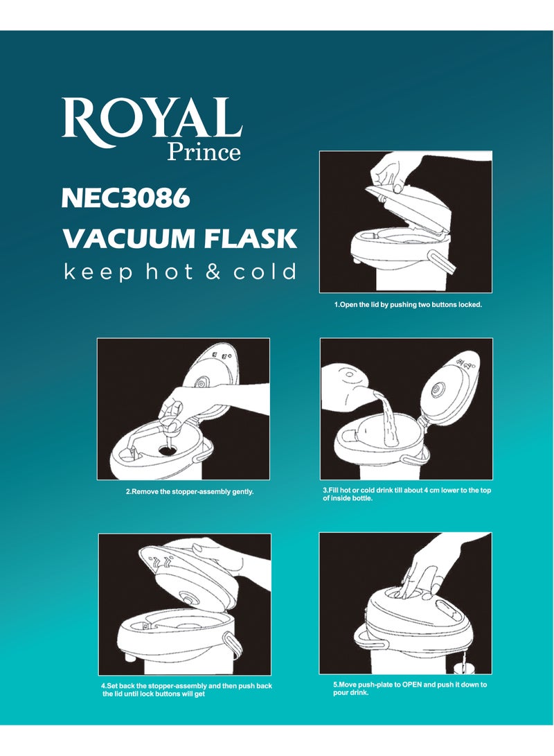 الأمير الملكي ترمس رويال برينس سعة 3.0 لتر NEC3086 - Image 5