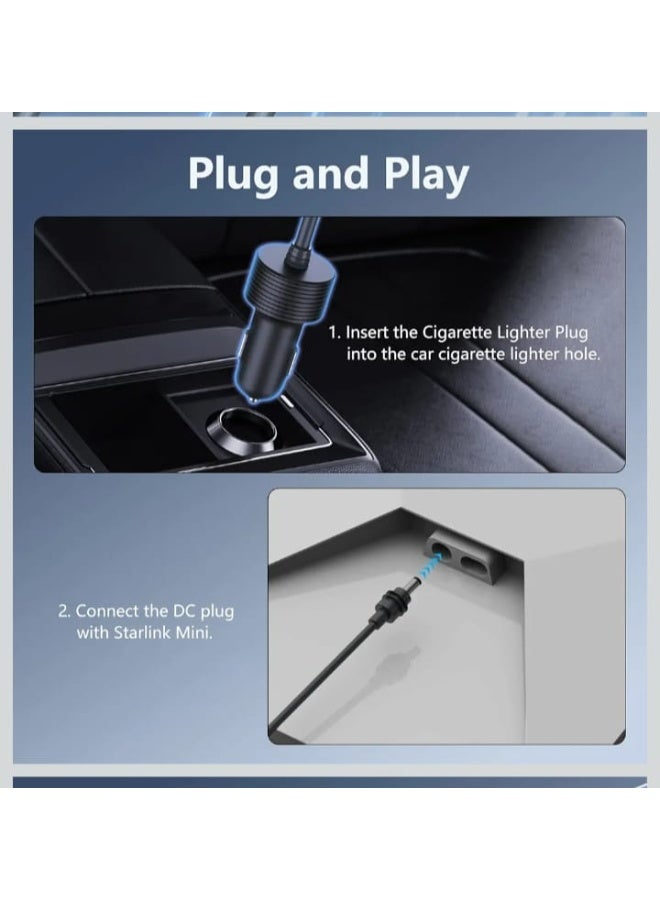12V Car Cigarette Lighter Power Extension Cable - Image 2