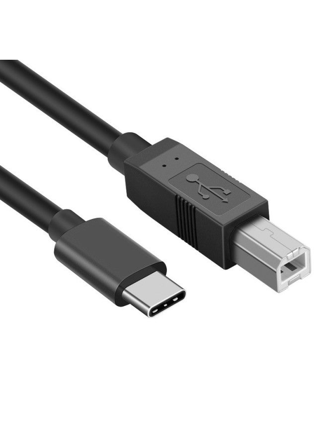 كابل بيانات طابعة Android Typec إلى USB وطابعة اتصال نوع c ولوحة مفاتيح رقمية - اللون: TYPE-C ذكر لطباعة B طول سلك ذكر: 3 متر - Image 1