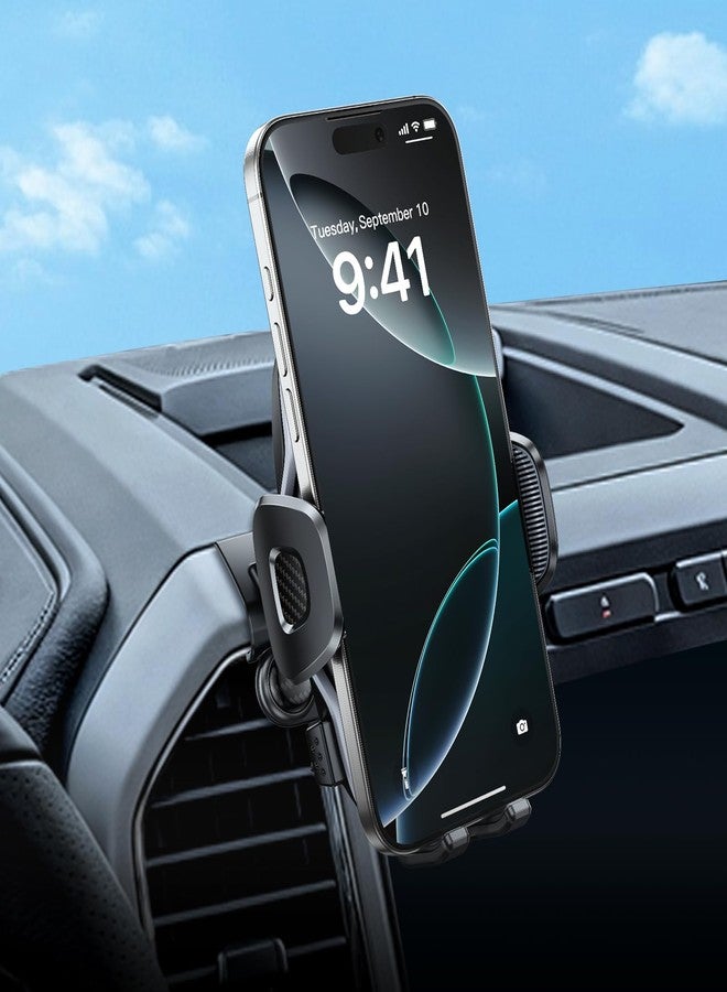 ELOHEI Phone Mount for Ford F-150 with Custom Base, Custom Fit Car Phone Holder for F150 2015 2016 2017 2018 2019 2020 Car Accessories (HE05) - Image 3
