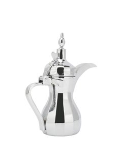 AL SANIDI Raslan Indian Stainless steel Arabic Coffee Dallah, Raslan Dallah, Silver, 0.8 L  - Image 2