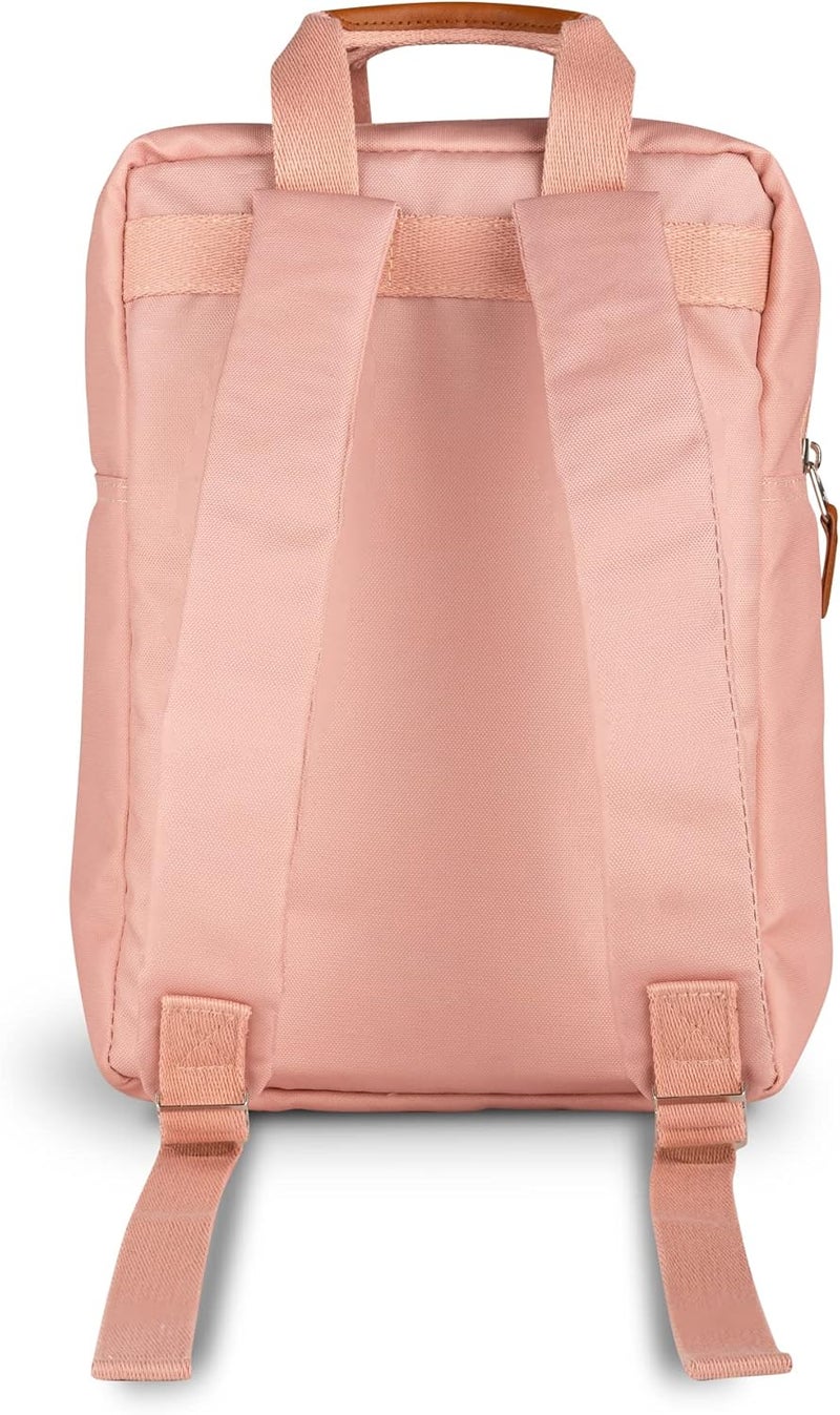 سترون حقيبة ظهر مدرسية للأطفال مصنوعة من مواد معاد تدويرها وخالية من مادة BPA باللون الوردي الفاتح - Image 3