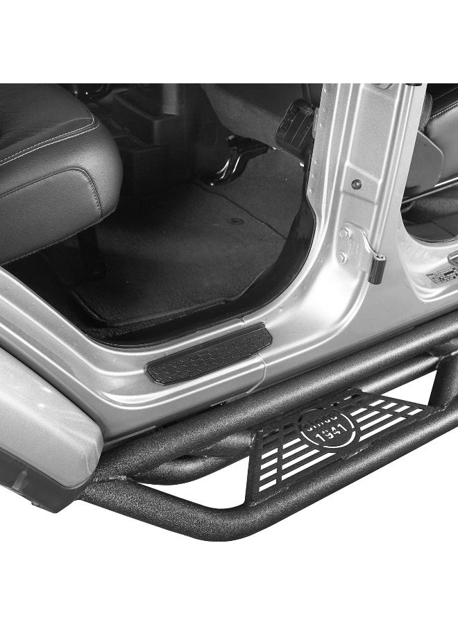 Hooke Road Hooke Road for Jeep Door Sill Entry Guard Plate Thresholds for Jeep JL Wrangler Unlimited/Gladiator JT 2018-2023  - Image 4