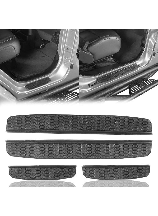 Hooke Road Hooke Road for Jeep Door Sill Entry Guard Plate Thresholds for Jeep JL Wrangler Unlimited/Gladiator JT 2018-2023  - Image 1