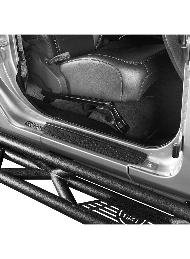 Hooke Road Hooke Road for Jeep Door Sill Entry Guard Plate Thresholds for Jeep JL Wrangler Unlimited/Gladiator JT 2018-2023  - Image 3