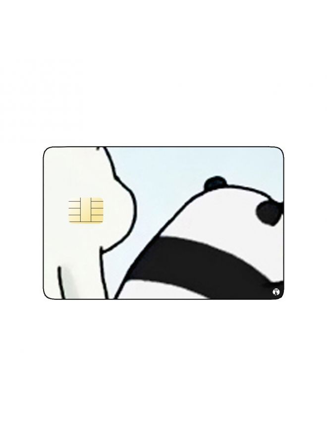 RKN PRINTED BANK CARD STICKER Animation We Bare Bears By Cartoon Network - Image 1