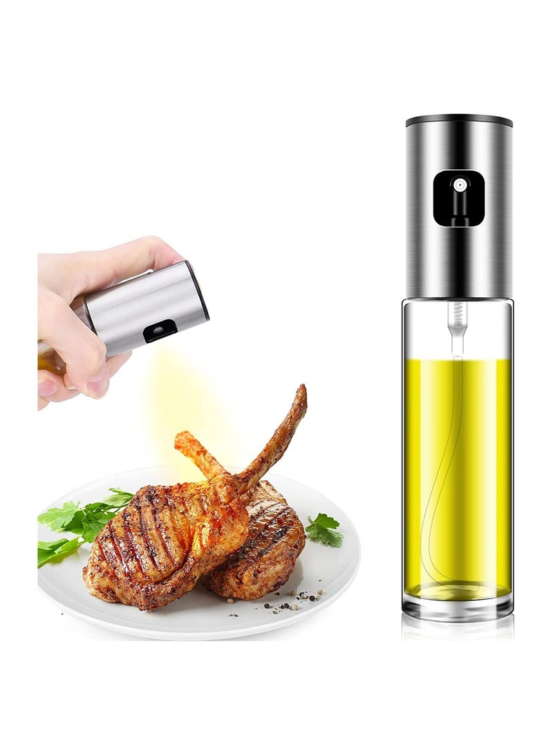 Oil Sprayer for Cooking, 100ml Olive Oil Dispenser, Cooking Oil Spray Bottle, Vinegar Soy Sauce Dispenser, Oil Mister for air fryer kitchen gadgets accessories  - Image 1