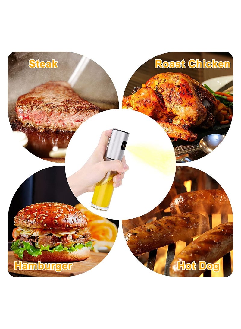 Oil Sprayer for Cooking, 100ml Olive Oil Dispenser, Cooking Oil Spray Bottle, Vinegar Soy Sauce Dispenser, Oil Mister for air fryer kitchen gadgets accessories  - Image 4