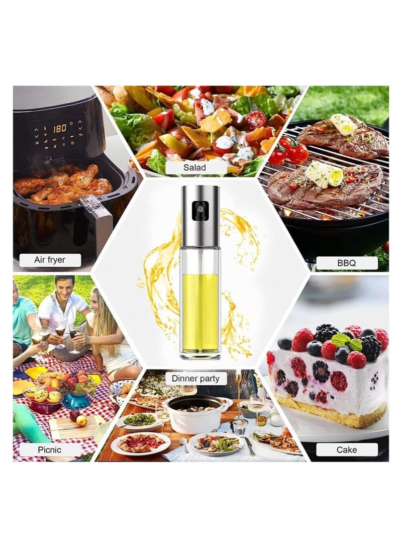 Oil Sprayer for Cooking, 100ml Olive Oil Dispenser, Cooking Oil Spray Bottle, Vinegar Soy Sauce Dispenser, Oil Mister for air fryer kitchen gadgets accessories  - Image 2