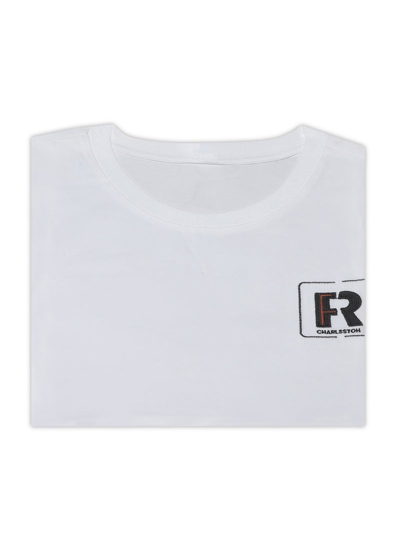 Generic - Mens Half Sleeve Casual Tshirt Round Neck Cool Fashion Comfortable Soft Cotton Tees for Boys - Image 1