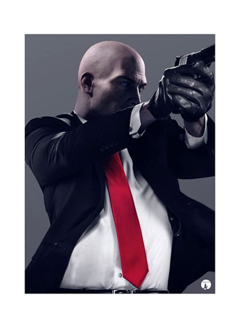 RKN Video Game Hitman Metal Plate Poster Multicolor 15x20centimeter 