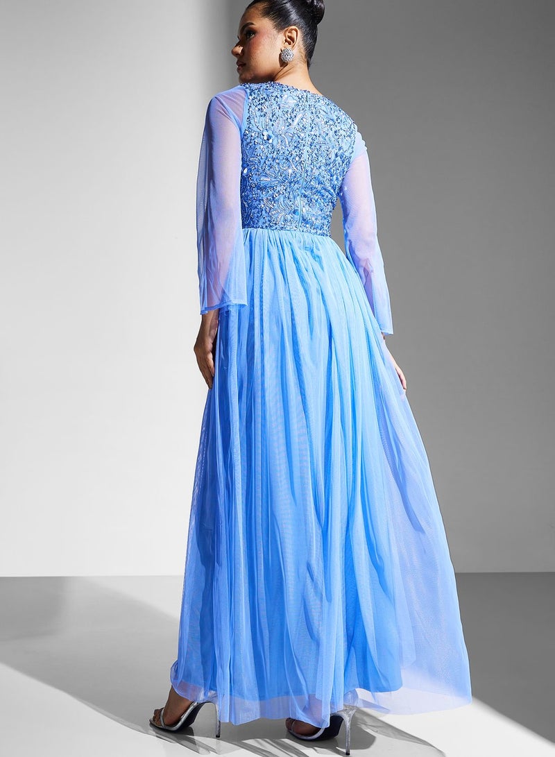 Namshi x Embellished Bodice Dress  - Image 2